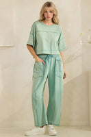 Veveret Knit Easy Set in Sage