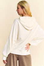 Load image into Gallery viewer, Davi &amp; Dani Solid Color Zip Up Jacket in Cream Beige
