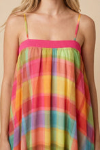 Load image into Gallery viewer, J.nna Prism Plaid Maxi Dress in Multicolor Check
