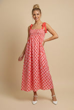 Load image into Gallery viewer, J.nna Polka Dot Maxi Dress in Pink Dot

