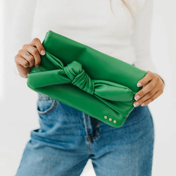 Pretty Simple Billie Bow Clutch Crossbody Bag (MULTIPLE COLORS)