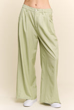 Load image into Gallery viewer, J.nna Striped Relax Fit Slacks in Pistachio

