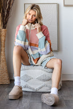 Load image into Gallery viewer, Oli &amp; Hali Color Block Pullover Top in Pink Combo
