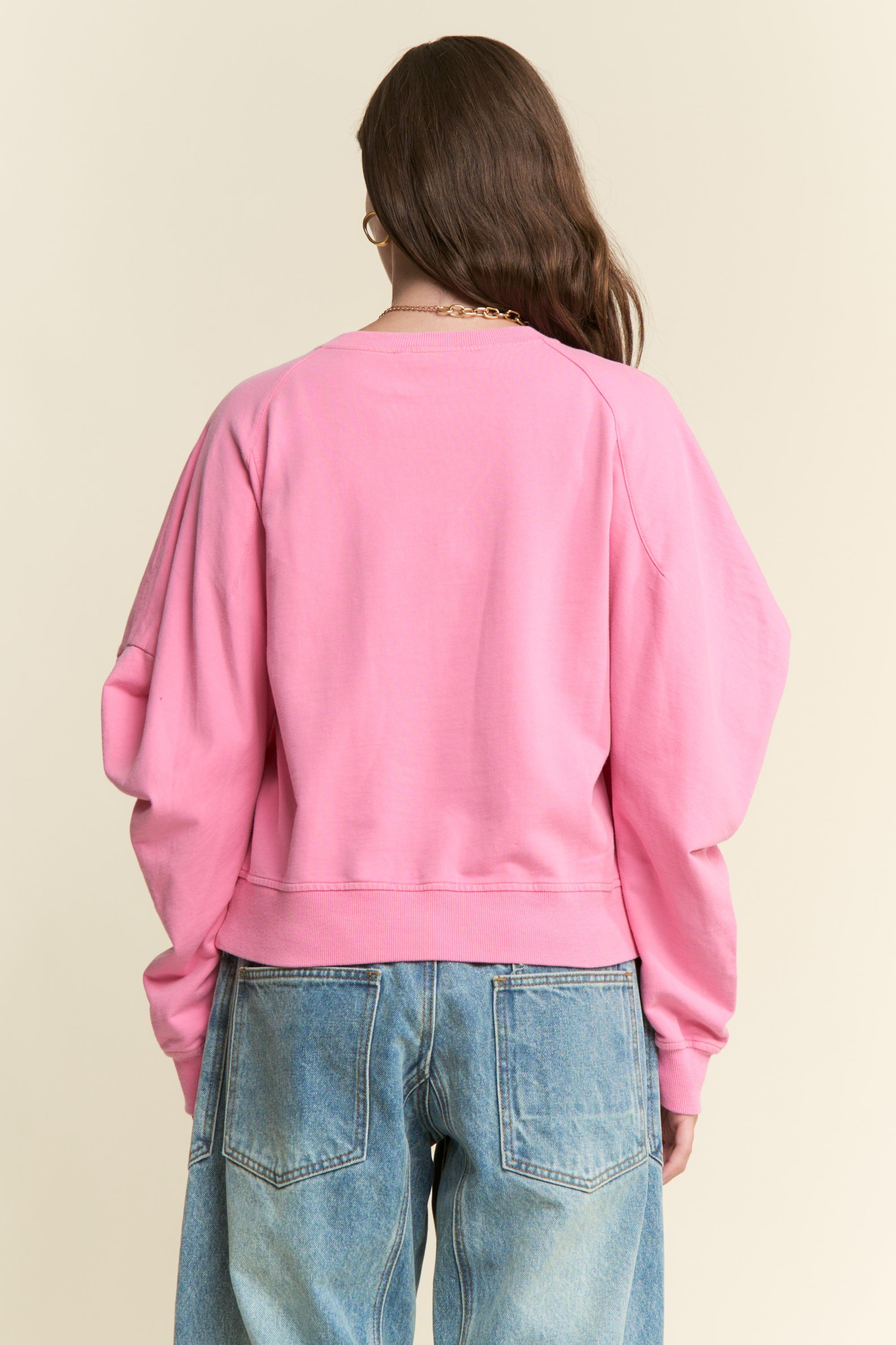 J.nna Sequin Nutcracker Patched Top in Pink – June Adel