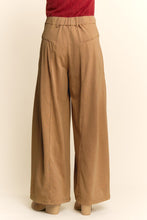 Load image into Gallery viewer, Davi &amp; Dani High Waisted Front Slit Wide Leg Knit Pants in Mocha
