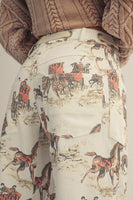 LovLov Frontier Reverie Equestrian Narrative Pants in Multi