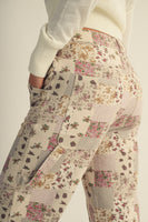 LovLov Cottage Garden Vintage Patchwork Pants in Floral