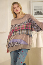 Load image into Gallery viewer, Oli &amp; Hali Contrasting Mix N Match Top in Ash
