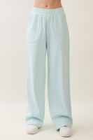 Veveret Striped Lounge Pants in Mint