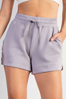 Rae Mode Scuba Tulip Shorts in Mystic Grey FINAL SALE