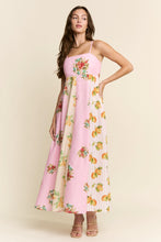 Load image into Gallery viewer, J.nna Amalfi Colorblock Maxi Dress in Yellow Pink
