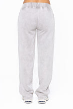 Load image into Gallery viewer, Mono B Vintage Washed Fleece Pants in Fog
