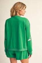 Load image into Gallery viewer, Jodifl Duck Print Sweatshirt &amp; Shorts Sets in Kelly Green
