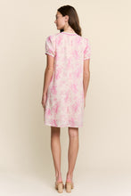 Load image into Gallery viewer, J.nna Floral Print Mini Dress in Orchid Berry
