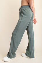 Load image into Gallery viewer, Rae Mode Scuba Knit Straight Leg Pants in Sage Leaf
