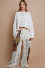 Load image into Gallery viewer, POL CROPPED Solid Color Chenille Sweater in Cream
