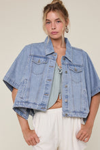 Load image into Gallery viewer, Wishlist Poncho Jacket in Denim
