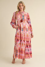 Load image into Gallery viewer, Jodifl Geometric Print Maxi Dress in Toffee Multi
