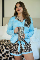 Jess Lea Catnap Couture Ruffle Pajama Set in Leopard