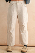 Load image into Gallery viewer, Miou Muse Corduroy Barrel Pants in Beige
