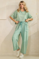 Veveret Knit Easy Set in Sage