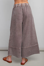 Load image into Gallery viewer, Easel Terry Palazzo Pants in Espresso Pants Easel   
