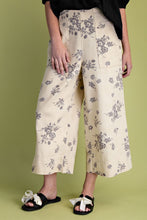 Load image into Gallery viewer, Easel Floral Print Washed Twill Pants in Khaki
