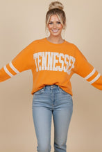 Load image into Gallery viewer, J.nna Retro Collegiate TENNESSEE Cropped Top in Tangerine
