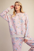 Load image into Gallery viewer, Easel Signature Printed Washed Pullover Top in Cotton Pink
