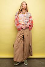 Load image into Gallery viewer, Easel Floral Print Mix n Match Top in Sage Coral Shirts &amp; Tops Easel   
