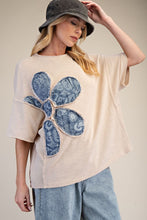 Load image into Gallery viewer, Easel Bandana Flower Top in Khaki
