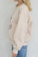 Things Between HOWDY Sweatshirt in Taupe