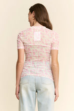 Load image into Gallery viewer, J.nna FITTED Print Top in Floral Pink

