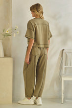 Load image into Gallery viewer, Veveret Knit Easy Set in Olive
