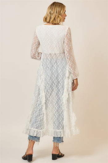 lace bardot dress black Black Lace Maxi Dress main image 0