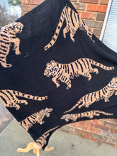 Load image into Gallery viewer, Jodifl Animal Print Fleece Blanket in Black Blanket Jodifl   
