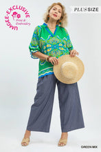 Load image into Gallery viewer, Umgee Boho Print Top in Green ON ORDER
