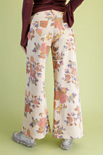 Load image into Gallery viewer, Easel Floral Washed Twill Pants in Khaki
