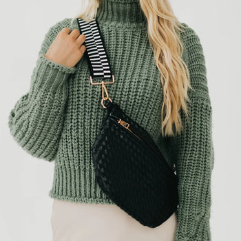 Pretty Simple Westlyn Woven Bum Bag (MULTIPLE COLORS)
