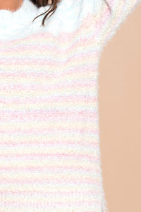 Oddi Sweater with Pastel Pattern Sweaters Oddi   