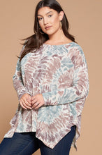 Load image into Gallery viewer, Mauve and Jade Mix Printed Top by Oddi Top Oddi   
