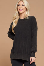Load image into Gallery viewer, Oddi Lightweight Sweater in Washed Charcoal  Oddi   
