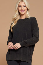 Load image into Gallery viewer, Oddi Lightweight Sweater in Washed Charcoal  Oddi   
