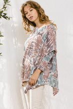 Load image into Gallery viewer, Mauve and Jade Mix Printed Top by Oddi Top Oddi   
