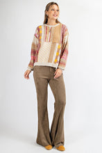 Load image into Gallery viewer, Easel Multi-patterned Sweater in Natural  Easel   
