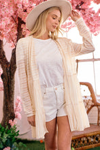 Load image into Gallery viewer, Doe &amp; Rae Tiered Cardigan in Butter Top Doe &amp; Rae   
