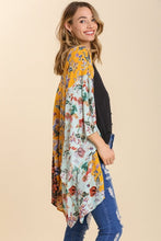 Load image into Gallery viewer, Umgee Mixed Print Open Kimono in Honey Mix Casual Kimonos Umgee   
