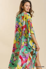 Load image into Gallery viewer, Umgee Emerald Floral Print Kimono Kimonos Umgee   
