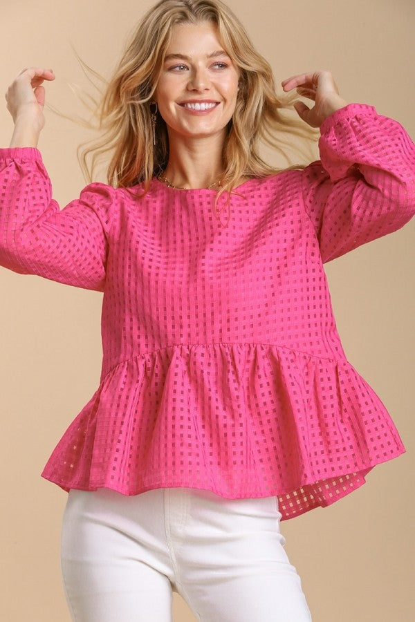 Shelly Top Pink by Umgee