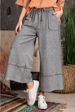 Load image into Gallery viewer, Easel Terry Palazzo Pants in Ash ON ORDER ESTIMATED ARRIVAL EARLY JANUARY Pants Easel   
